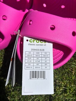 Nazouvaky Crocs ruzove vel 41-42 - 4
