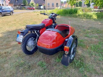 Jawa 350 OHC Scrambler + sidecar Velorex 562 - 4