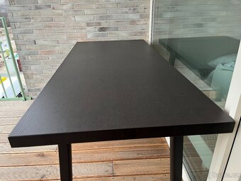 Stůl - tmavý 170x80 cm - 4