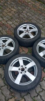 Alu kola 5x112 R17 et 35 obutí pěkně zimní - 4