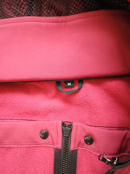 Angel Wings softshellový kabát na nošení s kožíškem - bordó - 4