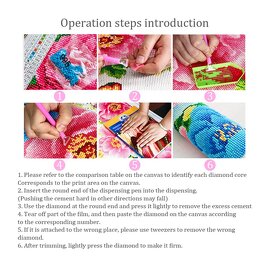 Prodám kreativní sadu 5D Diamantové malování - 4