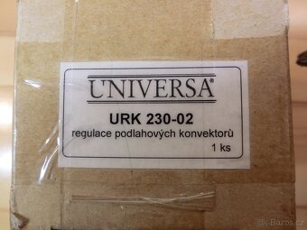 Regulace podlahových konvertorů URK 230-02 - 4