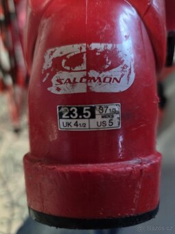 Salomon T3
Velikost 23/23,5 (velikost nohy dítěte).
 - 4