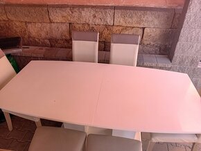 Jídelní stůl a židle (6kusu) - 4