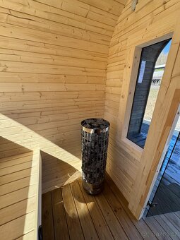 Zahradní 3M Cube sauna s terasou - 4