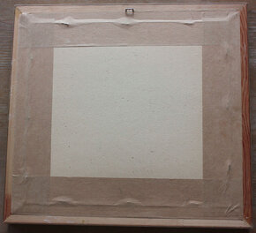 Josef Mayer (Meyer) 1895-1952, barevný lept 20x24 cm + rám - 4