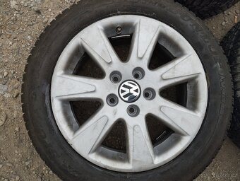 ALU VW 7x16 5x112 et45+zimní pneu 205/55/16 - 4