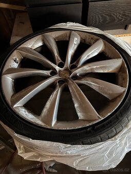 Prodám 4 hliníková kola x 22” Tesla Model X Turbine - 4