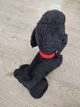 Starý starožitný plyšový pes - 4