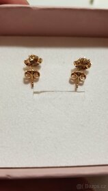 Náušnice zlaté 14k - 4
