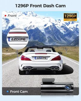 AZDOME M300 Autokamera, Přední kamera do auta 1296P s WiFi - 4