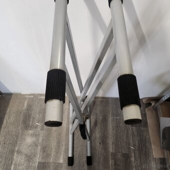 Stojan pro klávesy atd. Ocel102cm složený - 4