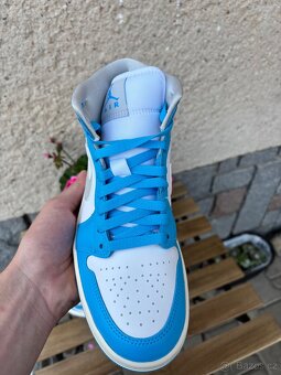 Jordan 1 mid dark powder blue - 4