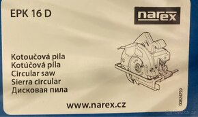 kotoučová pila NAREX EPK 16 D - 4