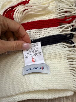 Moncler set šála a čepice, nové - 4