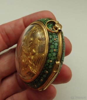 Zlaté kapesní hodinky špindlovky - 4