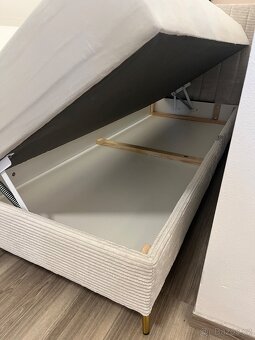 Čalouněná boxspring postel 160x200cm - 4