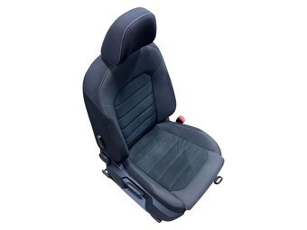 Sedačky černošedá látka kůže VW Golf 7 facelift kombi 2018 - 4