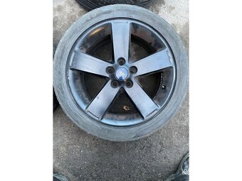 ALU disky Ford černé 5x108 R17 s letními pneu 225/45 R17 - 4