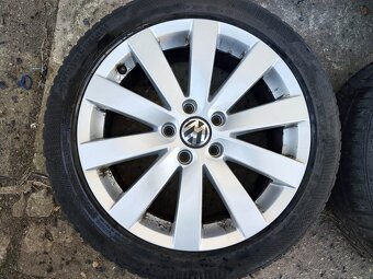 17"zimní alu sada Oslo 5x112 origo Passat B6 Touran Caddy - 4