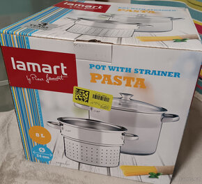 hrnec Lamart Pasta na těstoviny, špagety, 8L, 24cm - 4