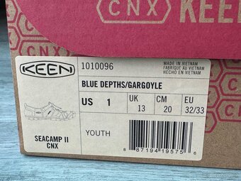 Dětské sandály Keen Seacamp II CNX (20cm) blue - 4
