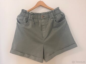 Dámské kraťasy H&M – nové, vel. M, šedo-olivové - 4