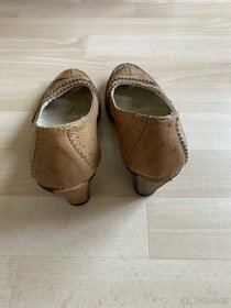 Dámské kožené boty na klínku,v.36 - 4