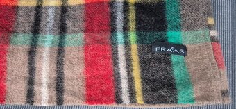Nákrčník kulatá šála Fraas – 100 % vlna, tartan kostka - 4