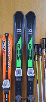 Dětské lyže 100,110,130cm,lyzaky - 4