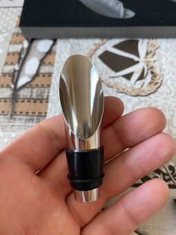 Nový dřevěný box na víno s příslušenstvím - 4