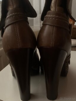 Celokožené nízké kozačky River Island - 4