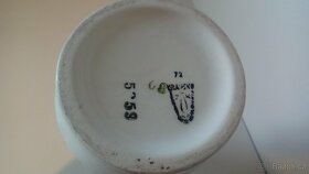 Stará váza a talíř , Jihočeský porcelán - 4