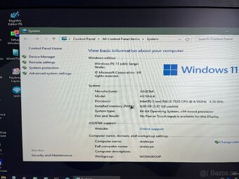 Rychlá a nevyužívaná deska ASUS H110M-K+i3-7320+4GB - 4