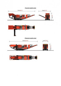 49t drtič 350t/h mobil 1220x850mm odrazový Terex - 4