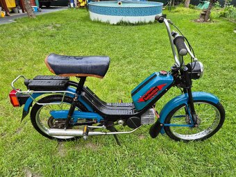 Babetta 210 s kartičkou, modrá s prodlouženým sedlem 6. - 4