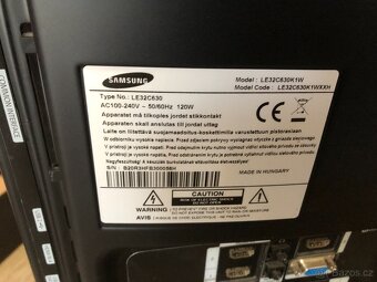 televize Samsung LE32C630K1W + set-top box GoGen - 4