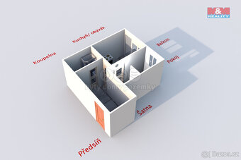 Pronájem bytu 2+kk, 59 m², Plzeň, ul. Otýlie Beníškové - 4