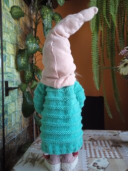 Vánoční skřítek 58 cm - 4