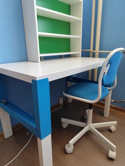 Dětský psací stůl Pahl Ikea s nástavcem - 4