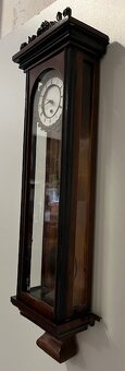 Malé hodiny biedermeier - 75 cm originál. - 4
