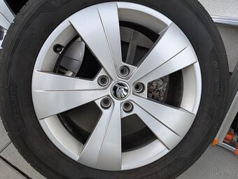 Alu kola TRITON 17 pro Superb III + letní pneu - 4