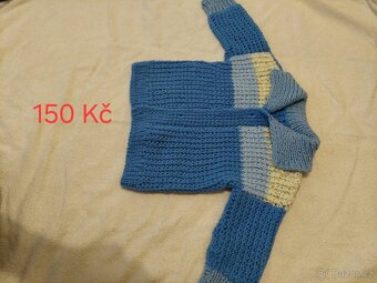 Nabízím ručně háčkované oblečení pro děti  od 1 roku do 3 le - 4