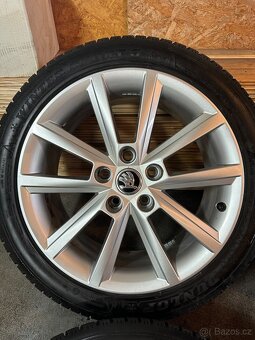 ALU Kola ŠKODA 5x112 R17 TERON Zimní Pneu 225/45/17 - 4