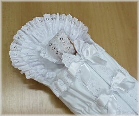 Dvou kanýrová retro zavinovačka s čepičkou- krajka č.8 - 4