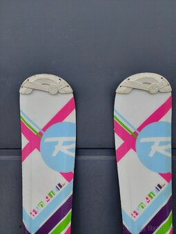 Lyže ROSSIGNOL FUN GIRL, 120 cm + hůlky + lyžáky - 4