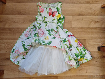 Dívčí šaty s kolovou sukní - 4