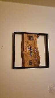 masivní dřevěné hodiny - 4