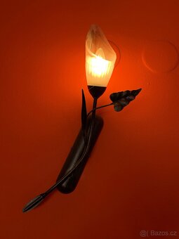 Rustikální bodové svítidla - lustry a nástěnné světla - 4